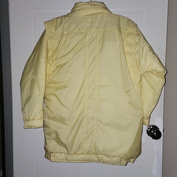 Women's Yellow Puffer Jacket - Picture 2 of 11